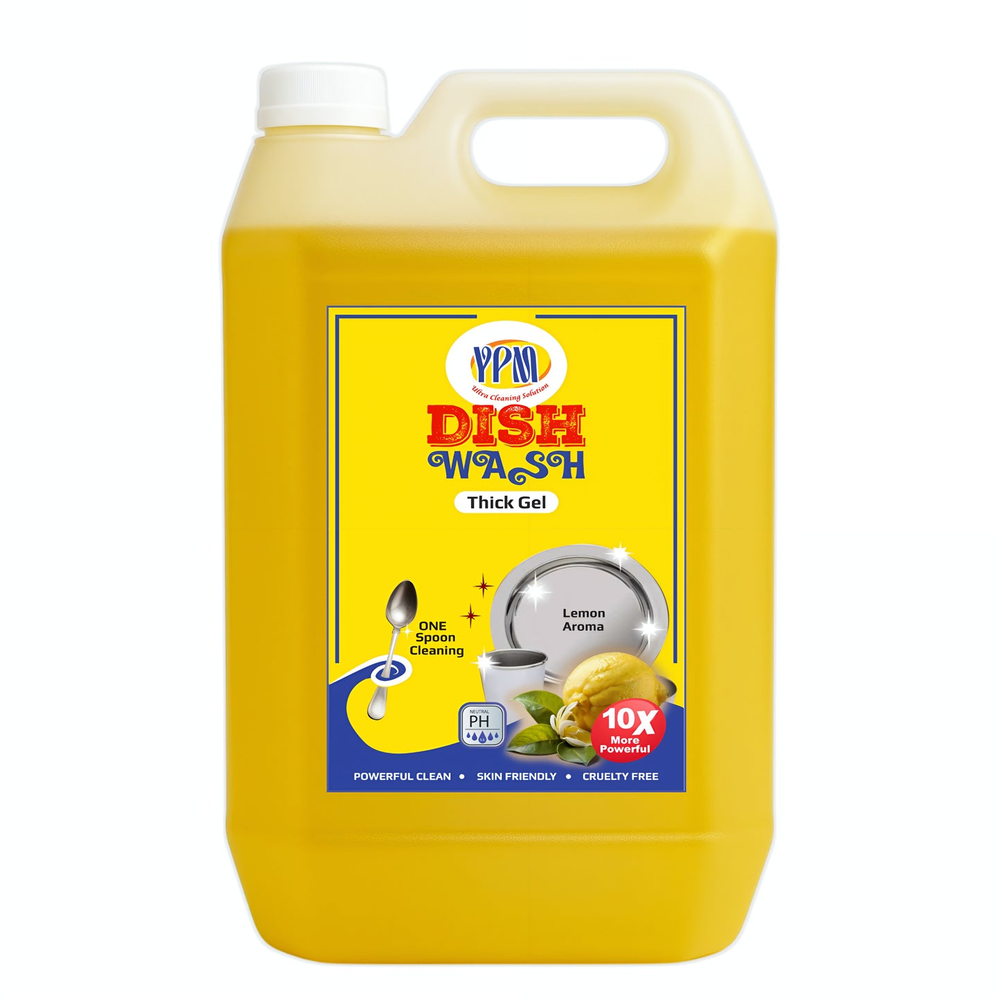 Dishwash Gel 5L (lemon) - Effective Kitchen Cleaning