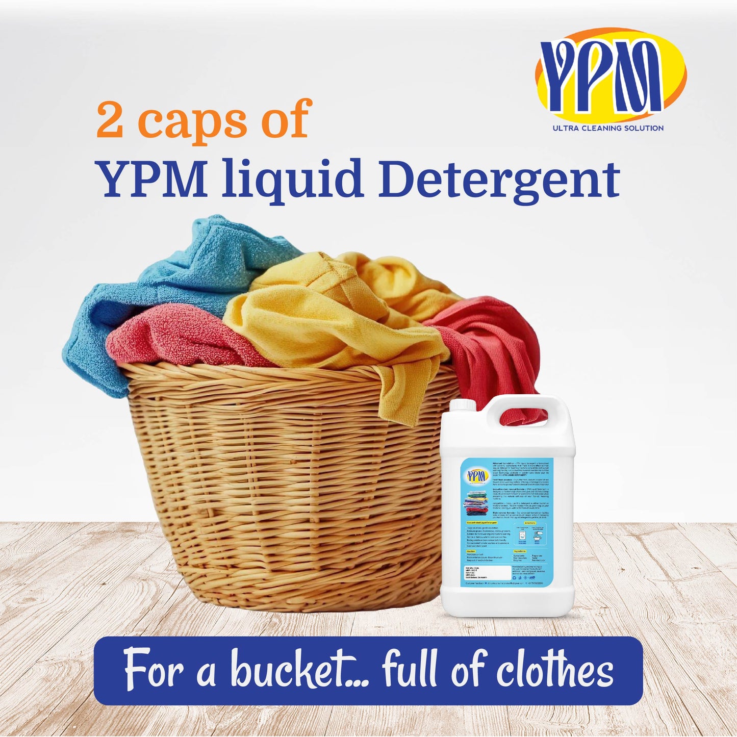 5L Liquid Detergent - Powerful Cleaning for Laundry - Fresh & Vibrant