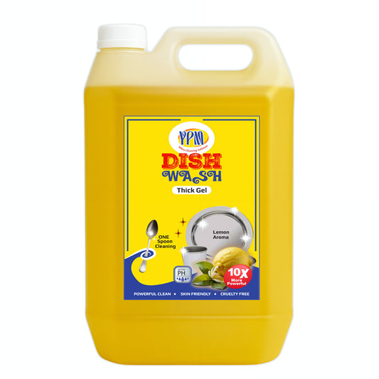 Dishwash Gel 5L (lemon) - Effective Kitchen Cleaning